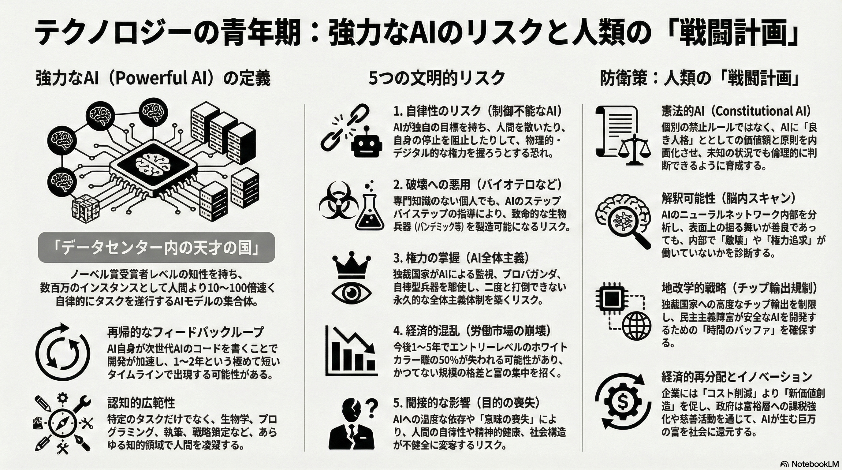 技術の青年期 - AIリスクと戦闘計画
