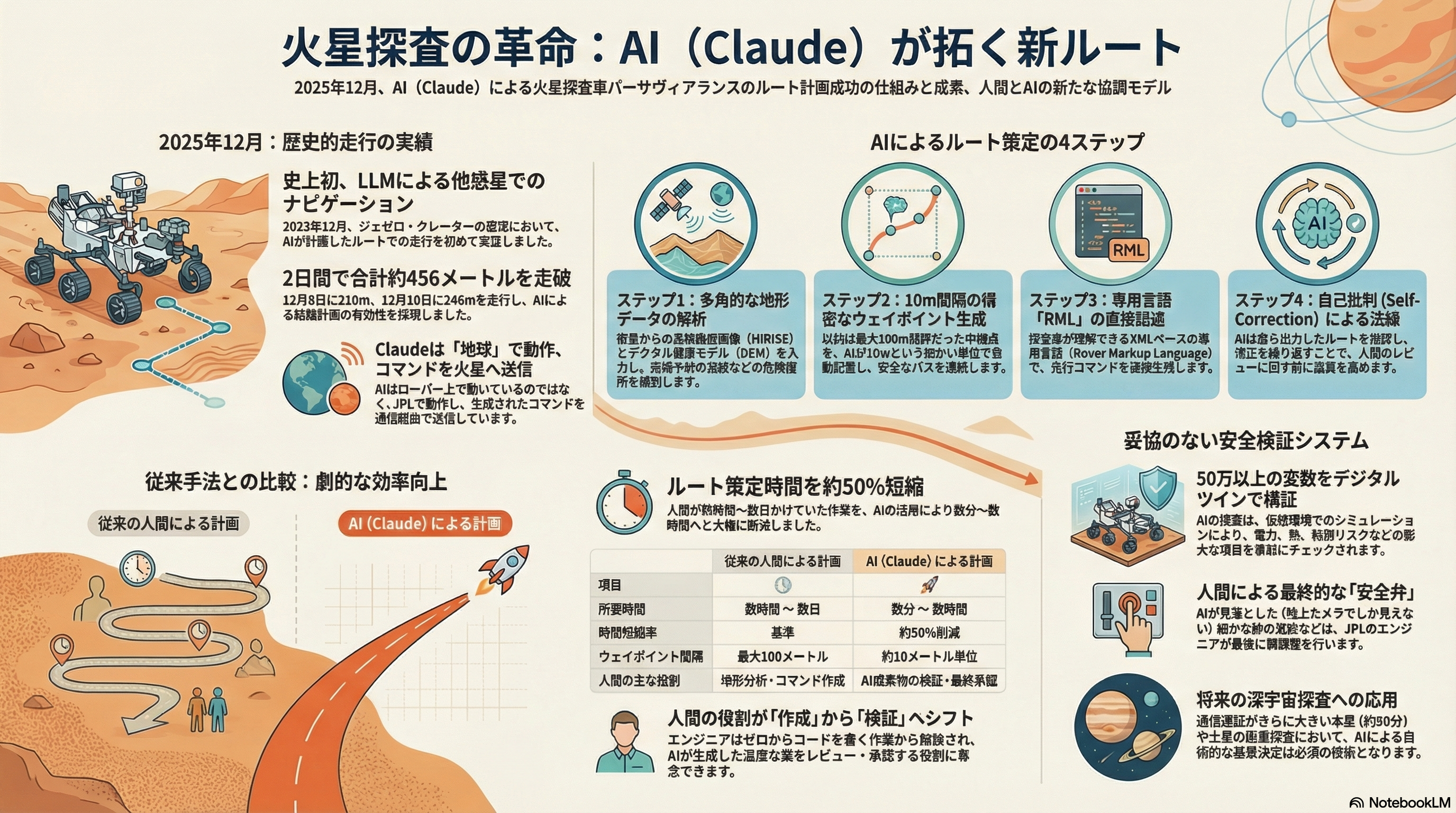 NASA Perseverance - AI火星ナビゲーション