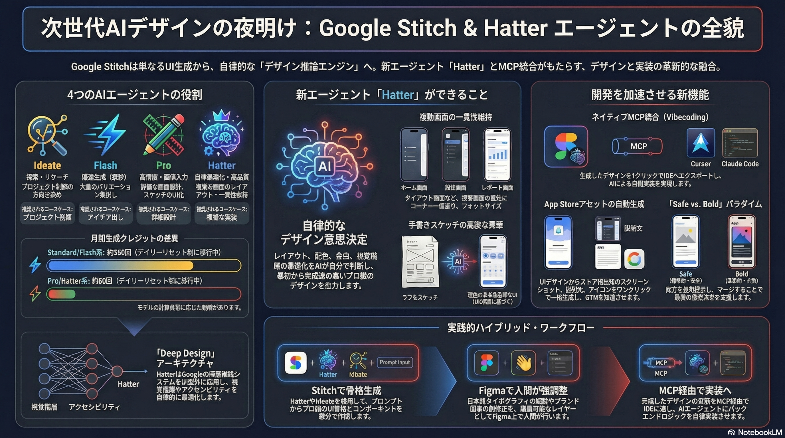 Google Stitch & Hatter Agent
