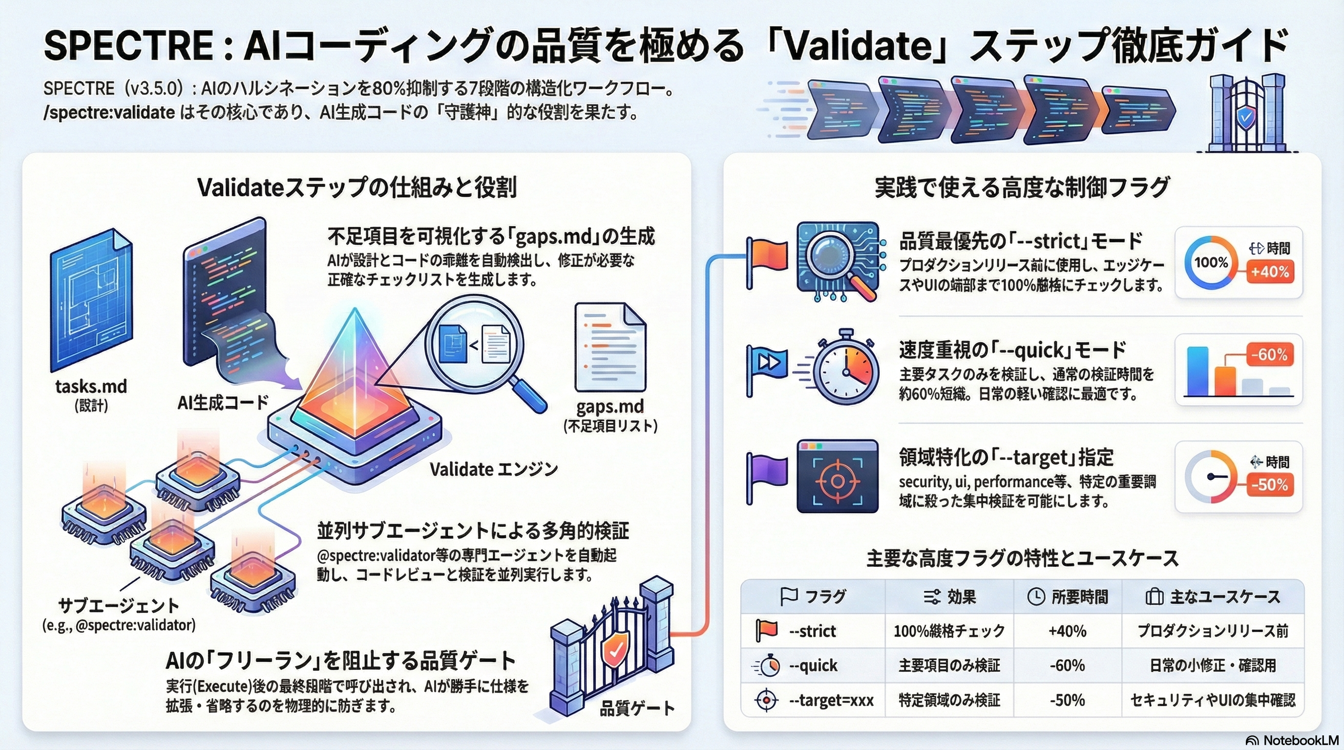 SPECTRE：AIコーディングの品質を極める「Validate」ステップ徹底ガイド